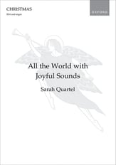 All the World with Joyful Sounds SSA choral sheet music cover